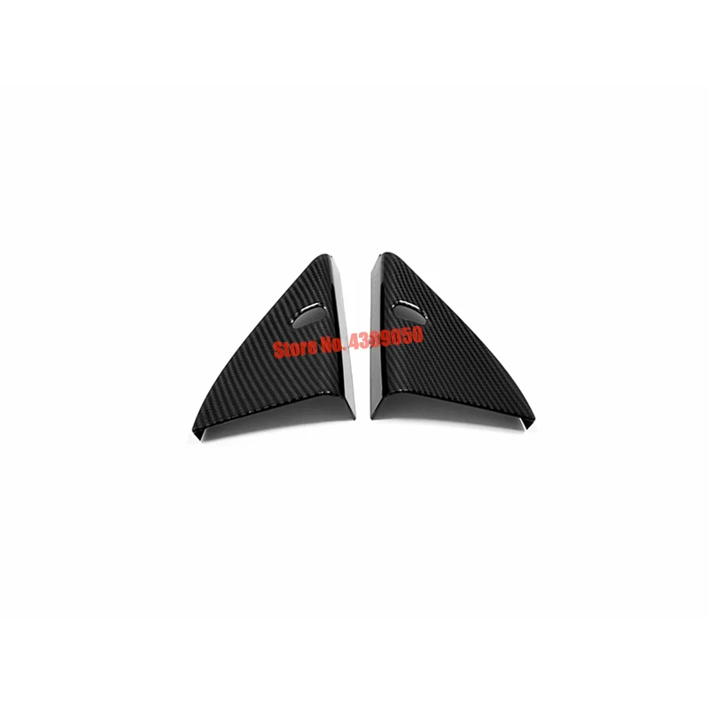 For Nissan Qashqai J11 2015 2016 2017 2018 2019 Accessories Carbon fiber Car Front Inner Triangle speaker audio horn Cover Trim
