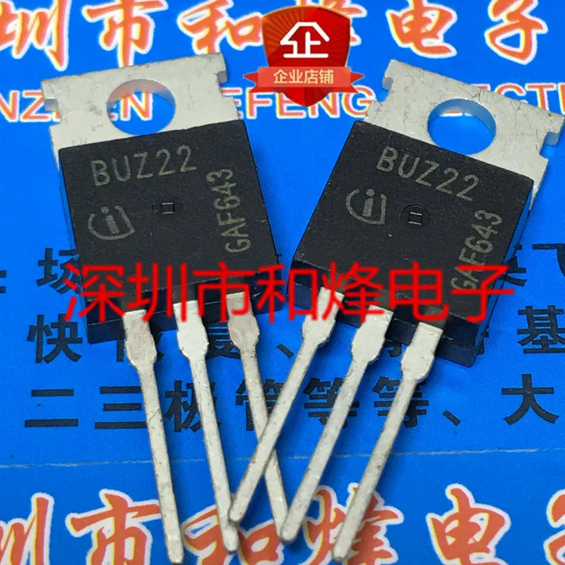 (5 pezzi) BUZ22 TO-220 100V 34A