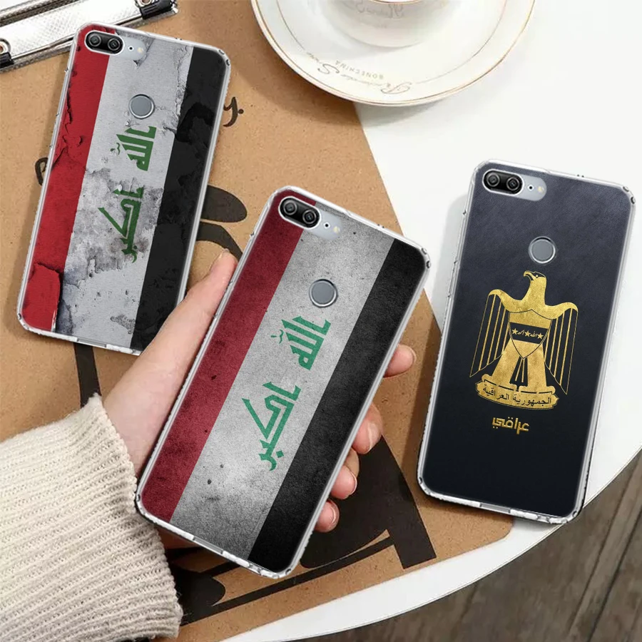 Iraqi Iraq National Flag Phone Case For Huawei P Smart Z 2021 Y5 Y6 Y7 Y9 Honor 9X 50 20 Pro 10i 9 Lite 8A 8S 8X 7S 7X 7A Cover