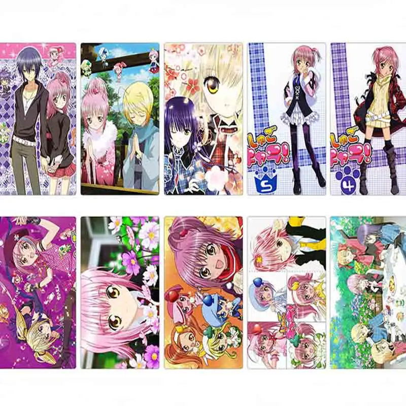 30PCS Shugo Chara Asian Dream Game Cards Iron Box Character Table Playing Toys For Family Children Gift