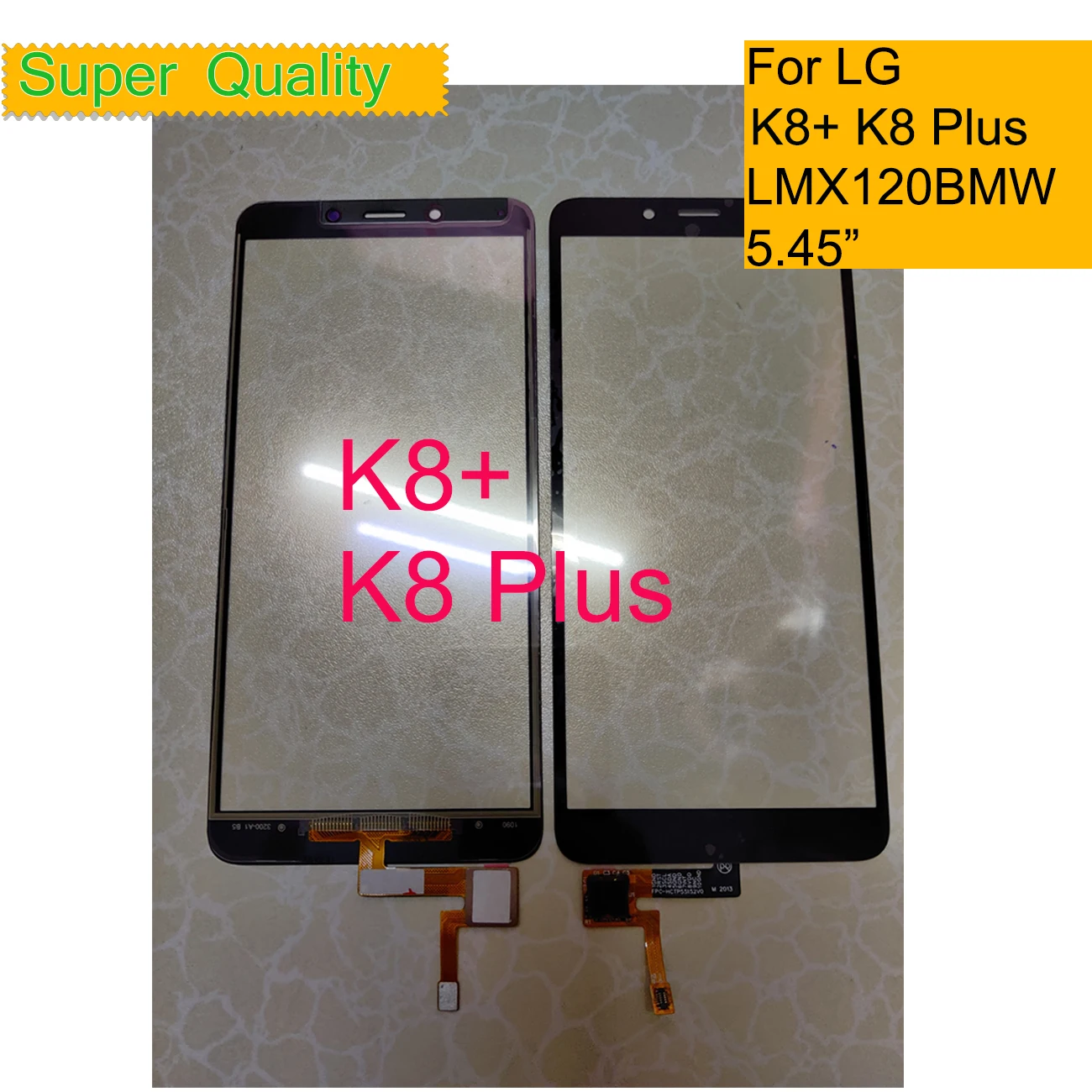 

10Pcs/Lot For LG LG K8+ K8 Plus LMX120BMW Touch Screen Panel Sensor Digitizer Front Glass Outer Lens For LG K8 Plus With OCA