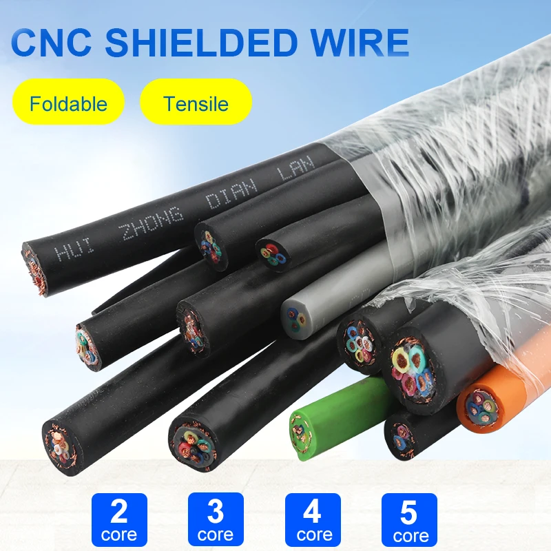

Spindle Motor Stepper Motor Shielded Wire Engraving Machine Cable Cnc Router Accessories