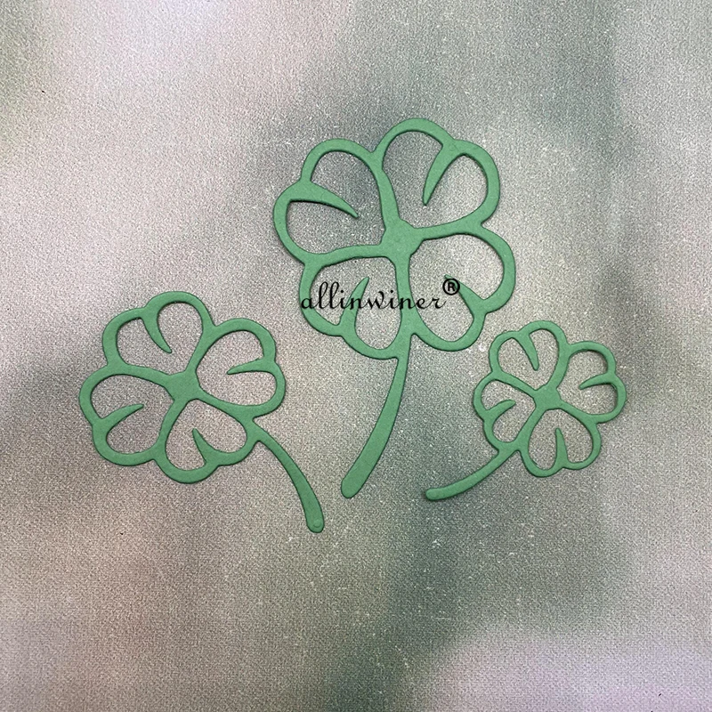 Four leaf clover flower Metal Cutting Dies Stencils Die Cut for DIY Scrapbooking Album Paper Card Embossing