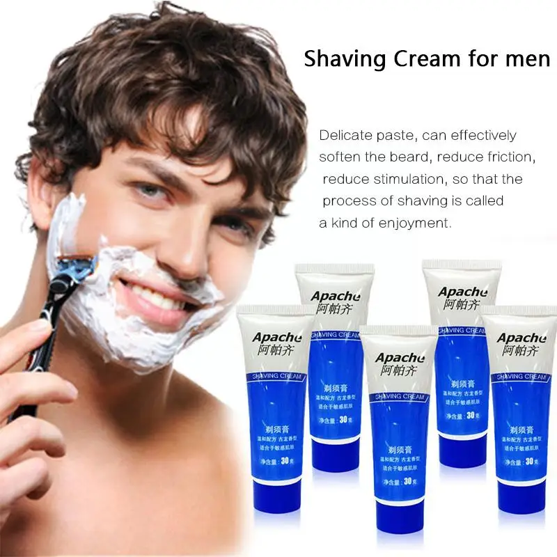 Men creme de barbear espuma suave barba reduzir fricção manualmente espuma deionizar adequada pele de barbear água hidratante todo o creme z6j3