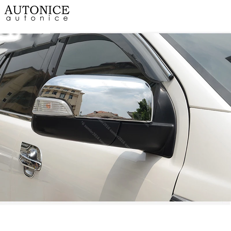 2pc Chrome Rear View Side Mirror Cover Trim for Ford Ranger Everest Endeavour Mazda BT-50 BT50 2015 2016 2017 2018 2019