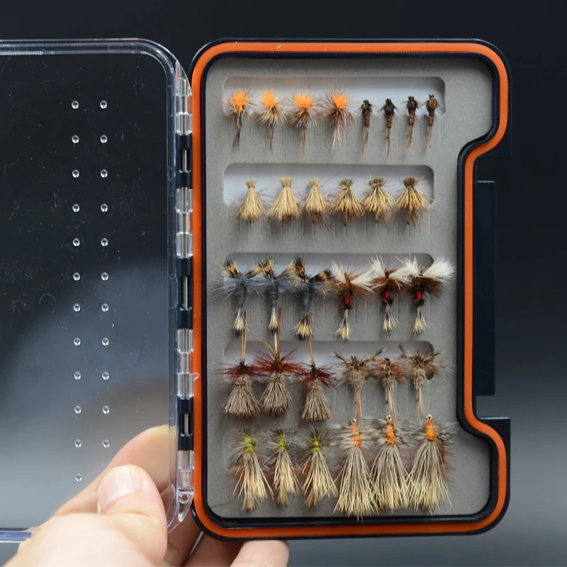 CONTEMPLATOR 28/32/48pcs assorted dry fly fishing lures 3combo common-uesd fly flies striking trout steelhead grayling