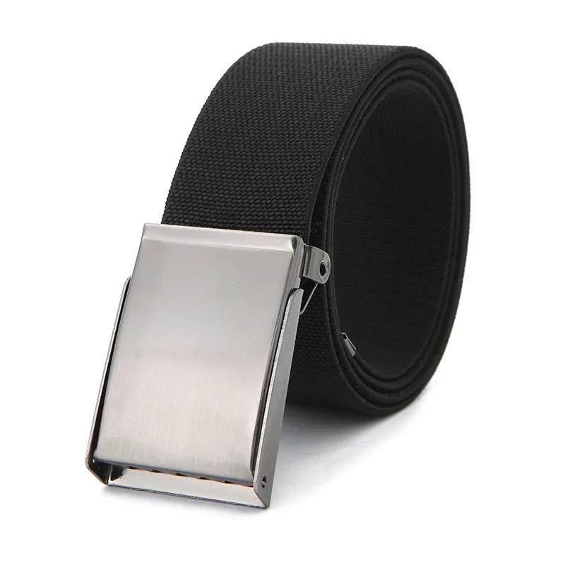 New Men and Women Belt High Quality Automatic Buckle Nylon Belt OutdoorTravel Tactical Waist Belt Unisex Add Long Belts 140cm