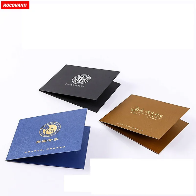 100x Custom Gift Card Sleeve Black Thank You Card Envelopes for Bussiness VIP Card Invoice