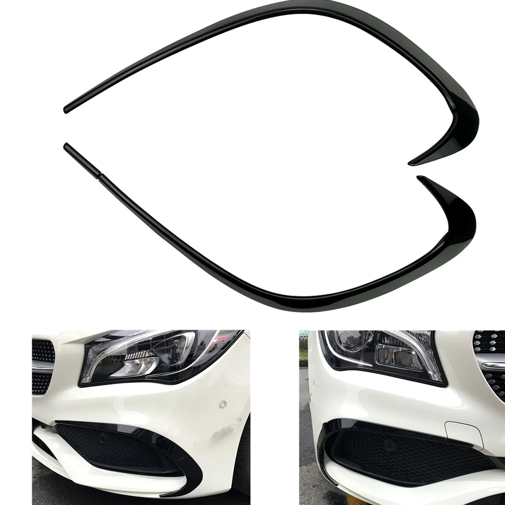 

Front Bumper Side Air Vent Trim For Mercedes-Benz CLA CLA200 CLA250 CLA260 CLA45 AMG C117 W117 2016-2019 Hood Intake Frame