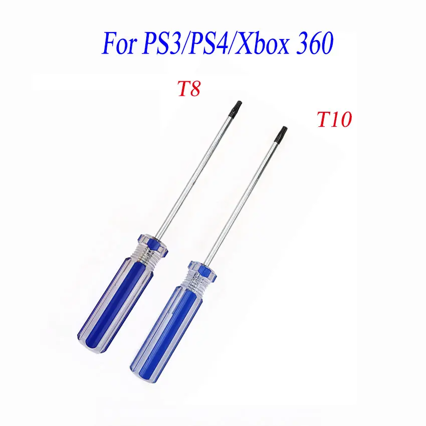 Security Screwdriver for Xbox 360/ PS3/ PS4 Tamperproof Hole Repairing Opening Tool Screw Driver Torx T6 T8 T10