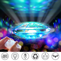 Mini RC UFO Drone With LED Light Gesture Sensing Quadcopter Anti-collision Induction Flying Ball Dron YC-003 Toys for children