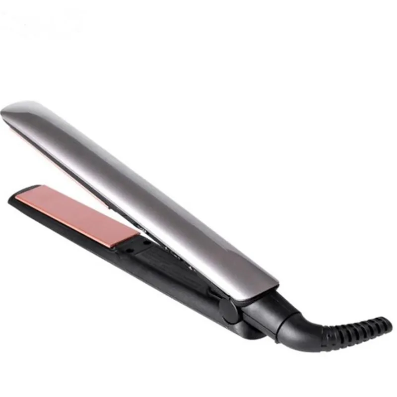 Electric Flat Hair Straightener Iron Wand Ceramic Straighter Style Silky Hot Press Straightening Salon Styling Straight Crimple