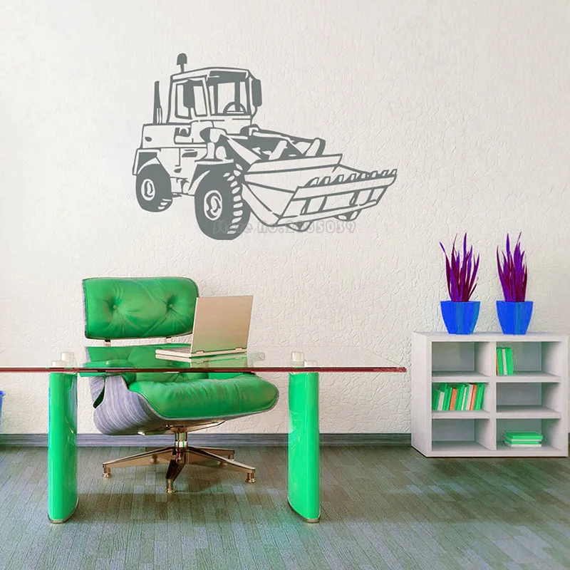 Wall Decal Vinyl Stickers Machine Agricultural Tractor Agrimotor Design For Farming Murals Boys Children Room Home Décor LL2301