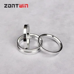 Anillos Centric de buje de aluminio, 4 piezas, diámetro de rueda 66,6-57,1 67,1-57,1 70,1-57,1 72,56-57,1 72,6-57,1 70,1-66,5 70,1-67,1mm, 70,1-66,6mm