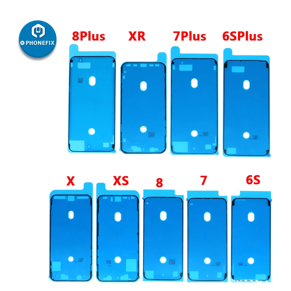 10pcs/lot Waterproof Adhesive Tape Glue Pre-Cut for iPhone 6S 7 8 8P X XS XR Front Housing LCD Touch Screen Frame Sticker