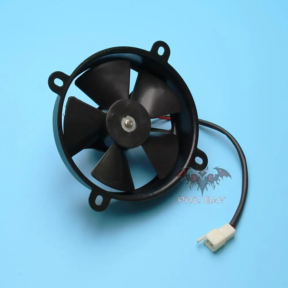 12V 6 inch Thermo Radiator Electric Cooling Fan For 150c 200cc 250cc Pit Trial Quad Dirt Bike ATV Buggy PRO BAT New