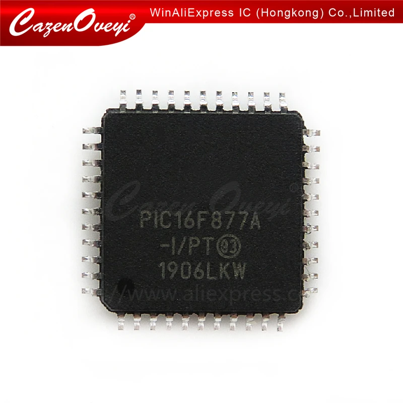 

5pcs/lots PIC16F877A-I/PT PIC16F877A QFP-44 In Stock