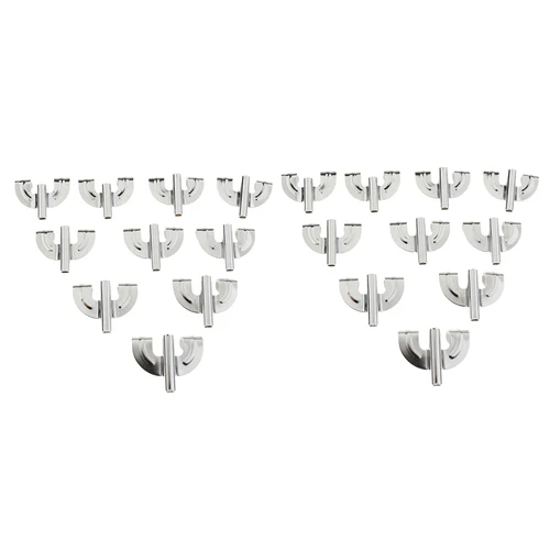 Imagen 2 del producto Juego de 20 ganchos de garra de tambor de bajo, piezas de repuesto para Kit de juego de tambor