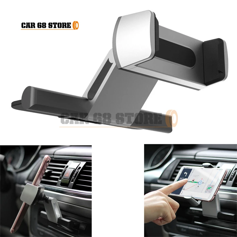 1 Set New Design Car Mobile Phone Bracket Portable CD Port Holder Universal 360 Degree Rotating Multi-Angle Use Bracket