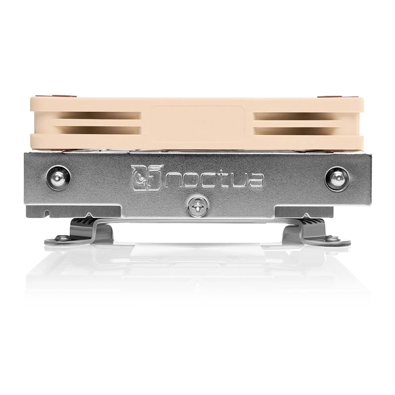Imagem -02 - Noctua Nh-l9i17xx Chrome Thin Cpu Cooler Caixa Pequena Down Pressure Radiador Refrigerado a ar Ventilador Pwm para Intel Lga1700 Preto Itx 92 Milímetros