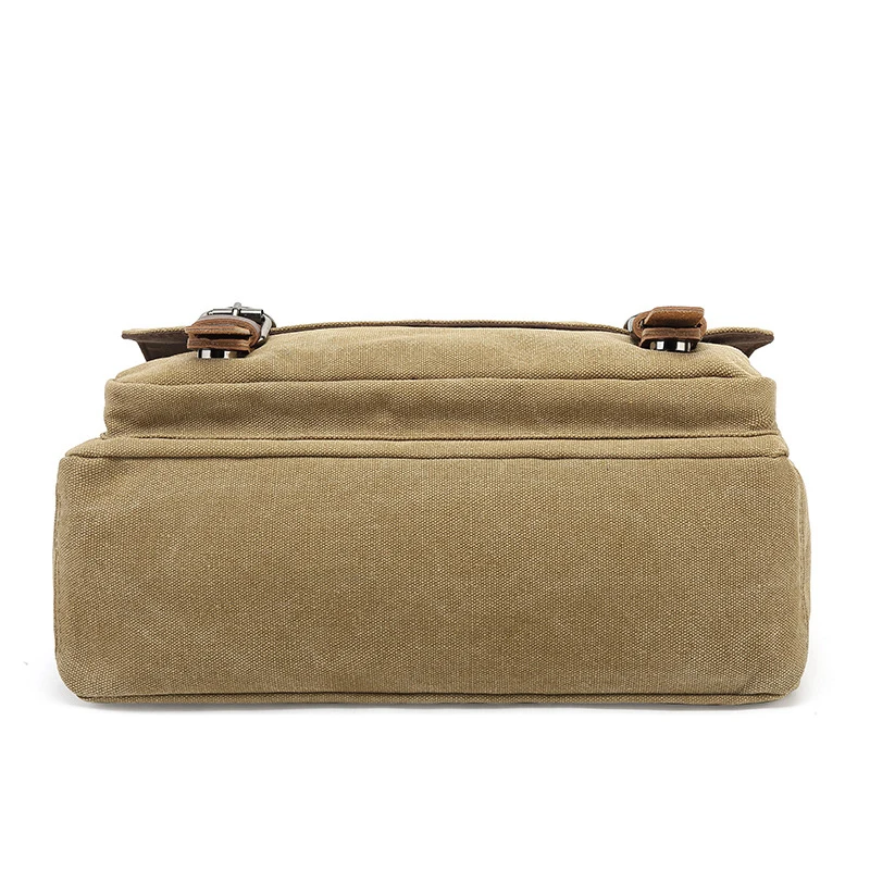 Imagem -04 - Bolsa Mensageiro de Lona Masculina Vintage Casual de Negócios Viagem Bolsa de Ombro Bolsas Tiracolo Bolsas Retrô 2023