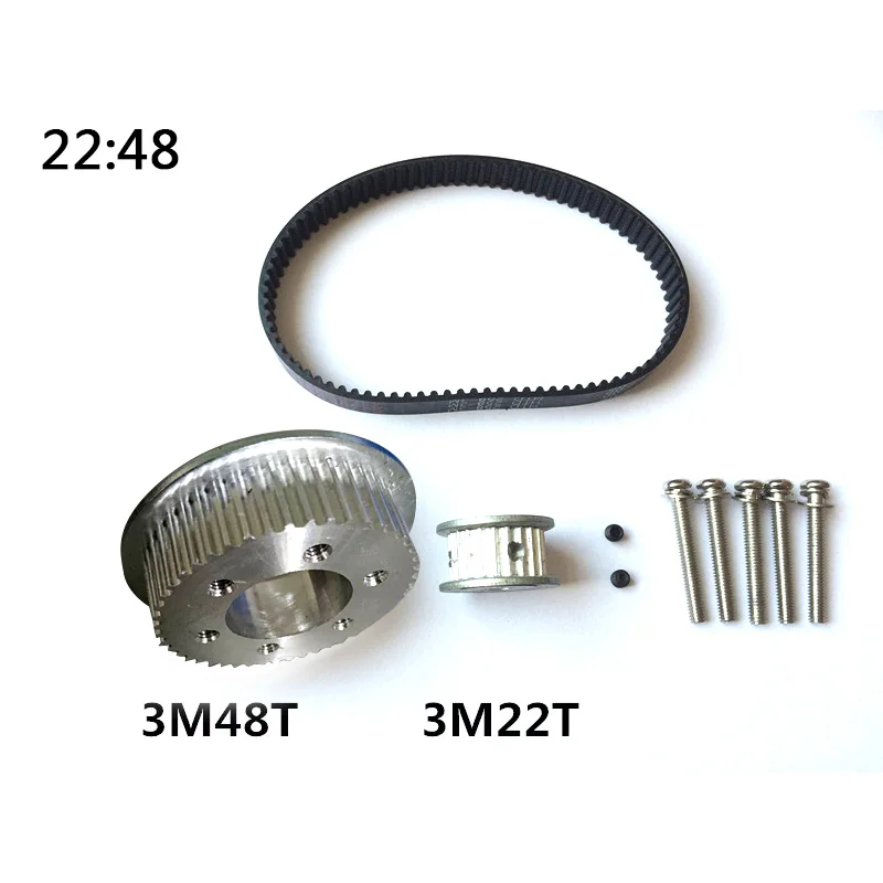 DIY części elektryczne deskorolka 3M koło pasowe silnika 48T 55T koła pasowe pasuje do 5065 5055 silnik elektryczny deskorolka