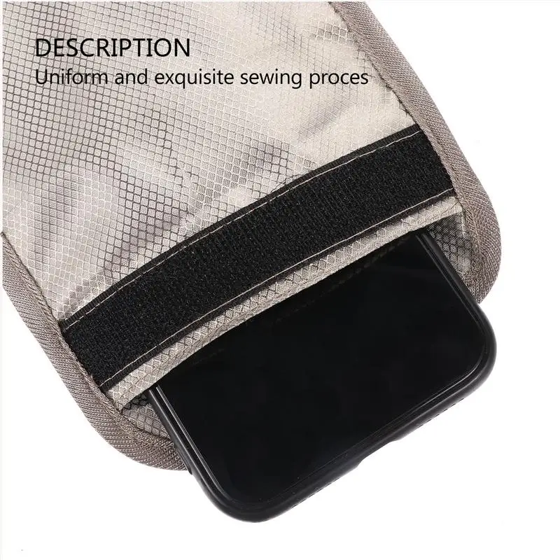 1Pcs Signal Blocking Faraday Bag For Cell Phone Anti-Theft Key Fob Shield GPS Location EMF Protection Info Security RFID Bag