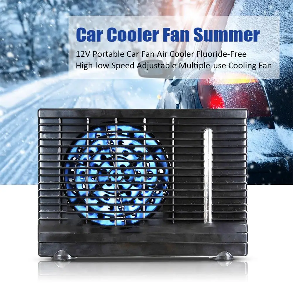 Portable Air Conditioner For Cars 12V Adjustable 60W Car Air Conditioner Cooler Cooling Fan Water Ice Evaporative Cooler