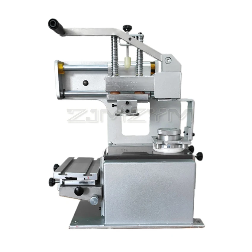 Imagem -02 - Máquina de Impressão Pequena da Almofada do Inkwell da Impressora Selada Manual da Almofada do Copo da Tinta Que Muda a Imprensa 100x215 mm da Placa de Aço