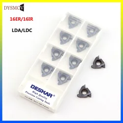 DESKAR-카바이드 인서트 나사 선반 공구, 100% 오리지널 16ER 16IR A55 G55 AG55 A60 G60 AG60 LDA LDC CNC 선반 공구