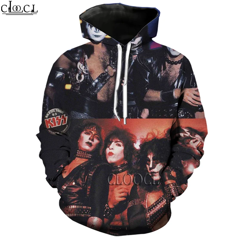 

HX Heavy Metal KISS Rock Band 3D Print Hoodie Harajuku Casual Streetwear Men Women Unisex Tracksuit Autumn Tops Drop Shipping