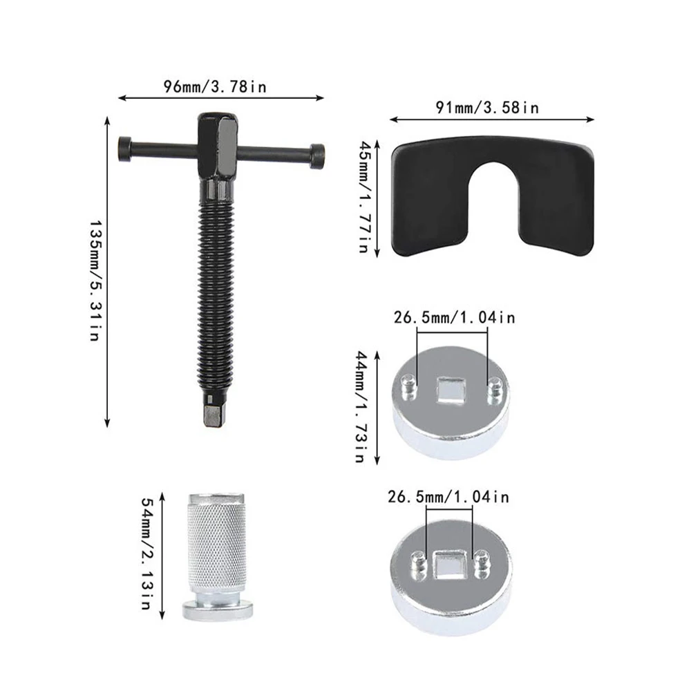3ピース/セット車の自動車ホイールシリンダーディスクブレーキパッドキャリパーセパレーター交換ピストンrewind逆アセンブル修理ハンドツールキット