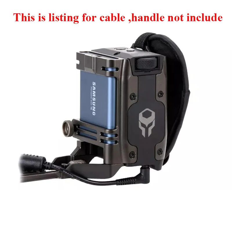 TILTA 12V Micro DC 3.5*1,35mm Männlichen zu BMPCC 4K/6K Power Kabel Power BMPCC 4K 6K kamera von seite griff seite fokus GRIFF KABEL – Detail 4