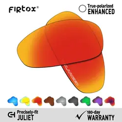 Firtox Anti-Seawater Polarized Lenses Replacement for-Oakley Juliet Sunglasses (Lens Only) - Multiple Colors