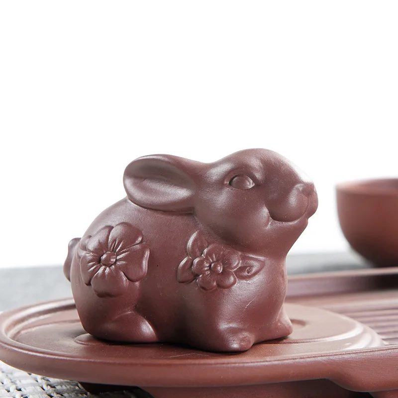 Animal Zisha Tea Pet Kung Fu Tea Set Tea Ceremony Zero with Zodiac Personality Tea Play Decoration Tea Tray Decoration