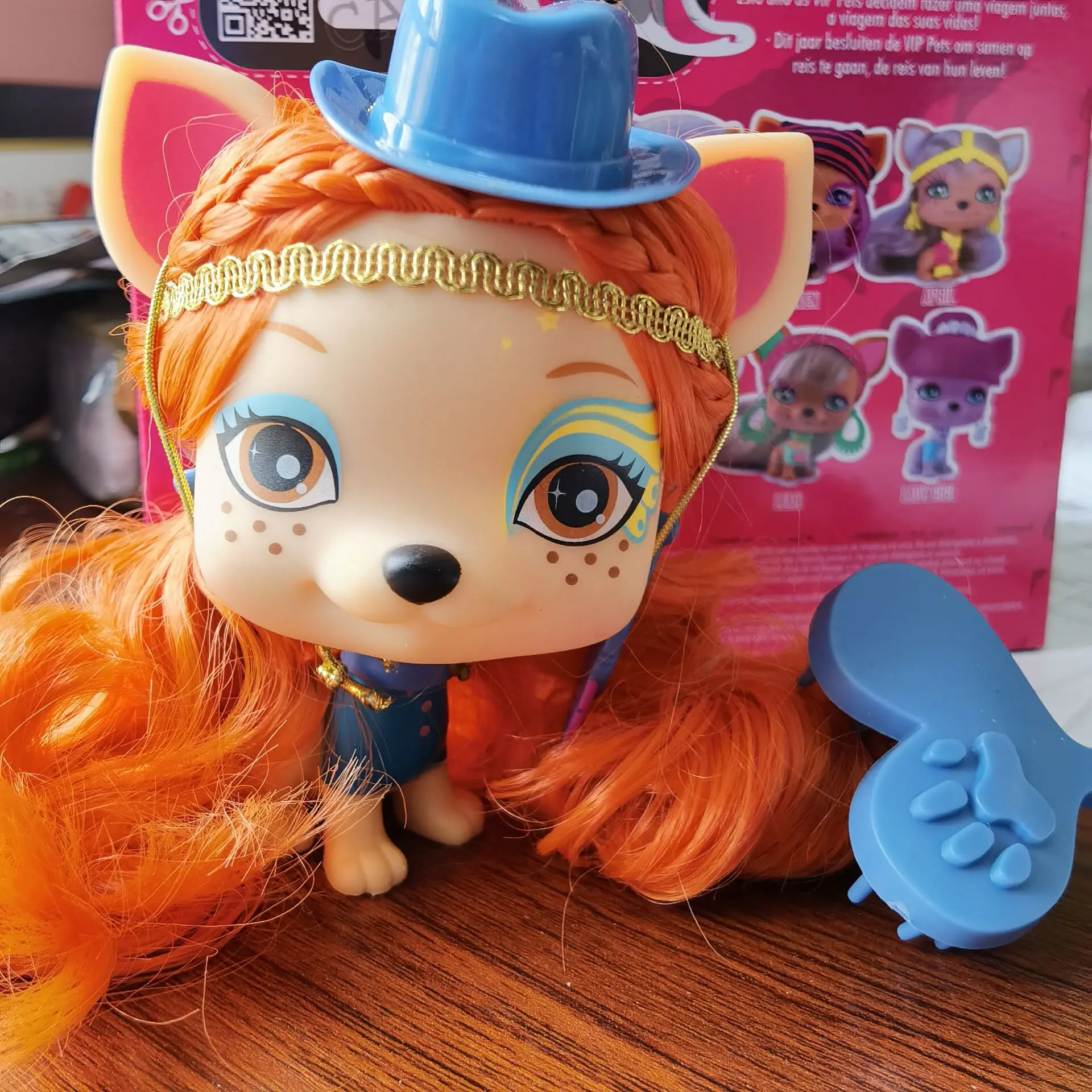 Poupées originales adorables pour vieux animaux de compagnie, boutique, amour VIP, chien avec des cheveux, jouets, chiot, limité, collection antique rare, cadeau