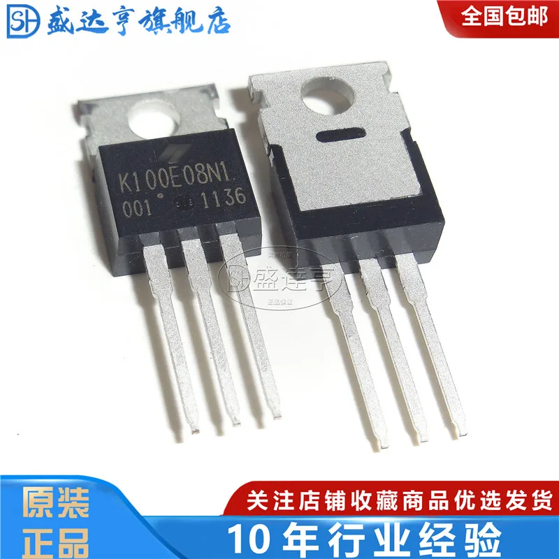 10Pcs/Lot TK100E08N1 K100E08N1 214A 80V TO220 DIP MOSFET Transistor   NEW Original In Stock