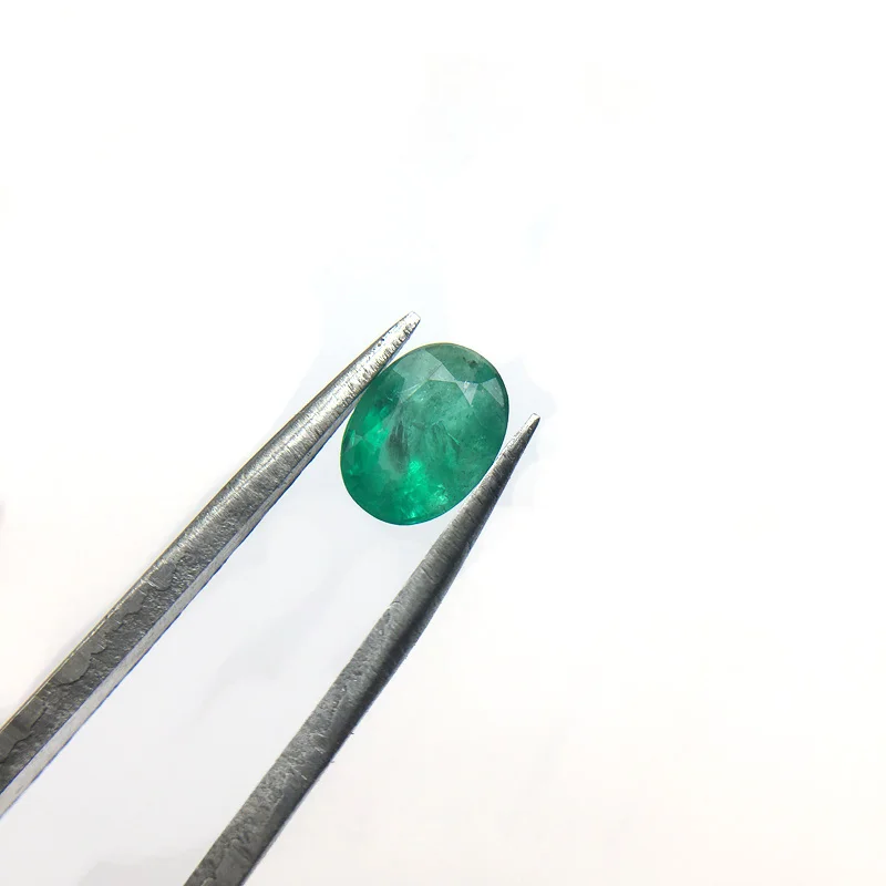 Vantj 100% Natural Emerald Loose Gemstone Specimens Customizable Diy for Silver Gold Women Jewelry Free Shipping