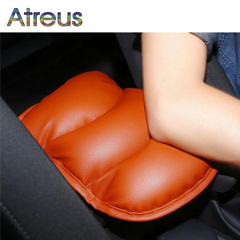 Atreus Soft PU Car Armrests Seat Cover Arm Rest Pad For Mini Cooper Volkswagen T4 Skoda Octavia A5 A7 2 Rapid Fabia Yeti Superb