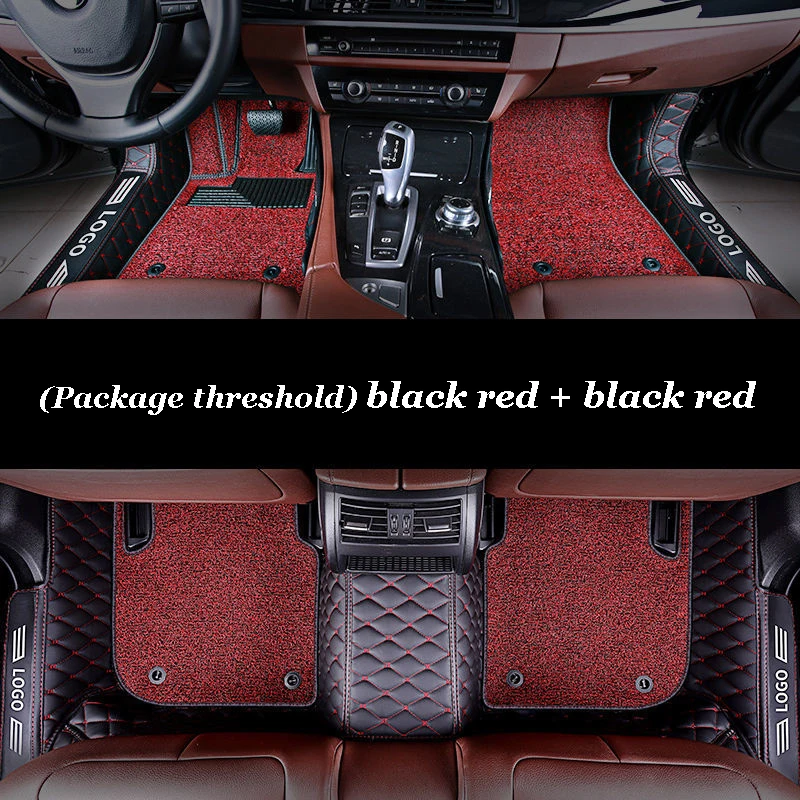 Custom car mats for Mitsubishi Zinge Galant Lancer EX FORTIS ASX Eclipse Cross Pajero Sport Outlander Pajero V93 97 73 77Grandis