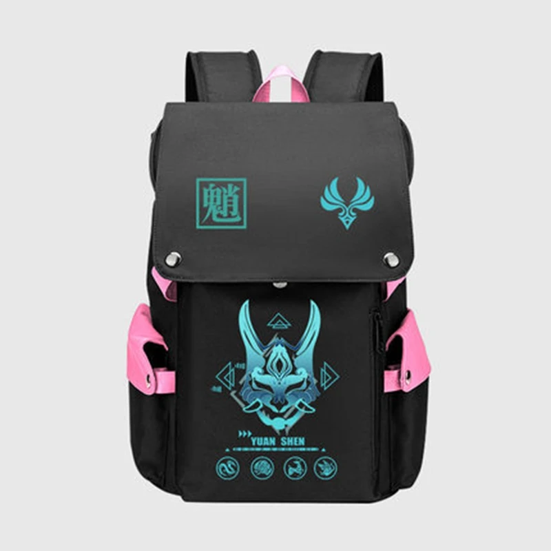 2021 new game Genshin Impact original two-dimensional animation peripheral XIAO men and women computer school bag backpack