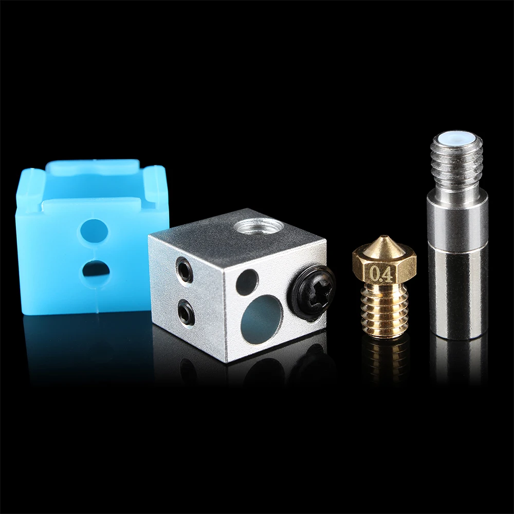 LERDGE 3D Printer Parts BP6 E3D V6 Volcano Hotend Module 0.4mm/0.8mm 1.75MM Nozzle Kit  Bowden Extruder Hot End Accessories