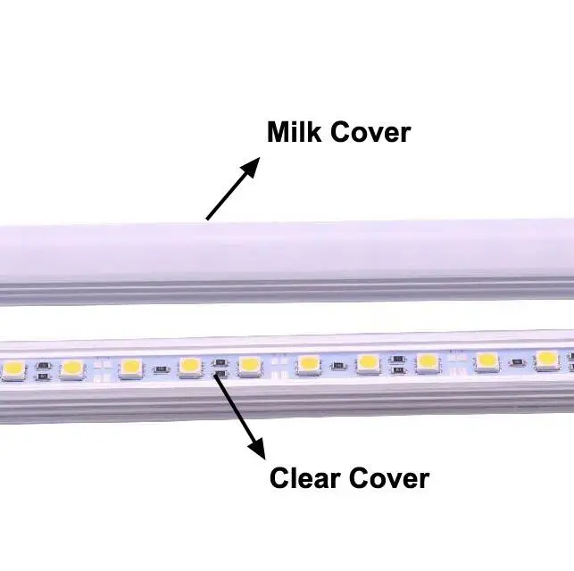 50cm Factory Wholesale 50CM DC 12V 36 SMD 5050 LED Hard Rigid LED Strip Bar Light with U Aluminium shell +pc cover