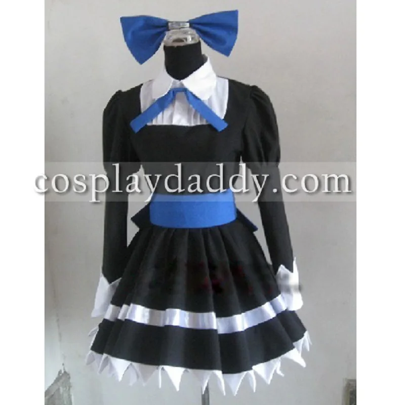 

Panty & Stocking with Garterbelt Stocking Anarchy Gothic Lolita Dress Outfit Anime Cosplay Costume