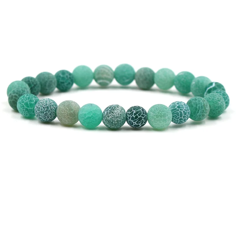 2024 Trendy Beautiful Bracelet Bangle 9 Colors Stone Bracelets Classic Blue White Purple Stone Charm Men Women Girl Bracelet