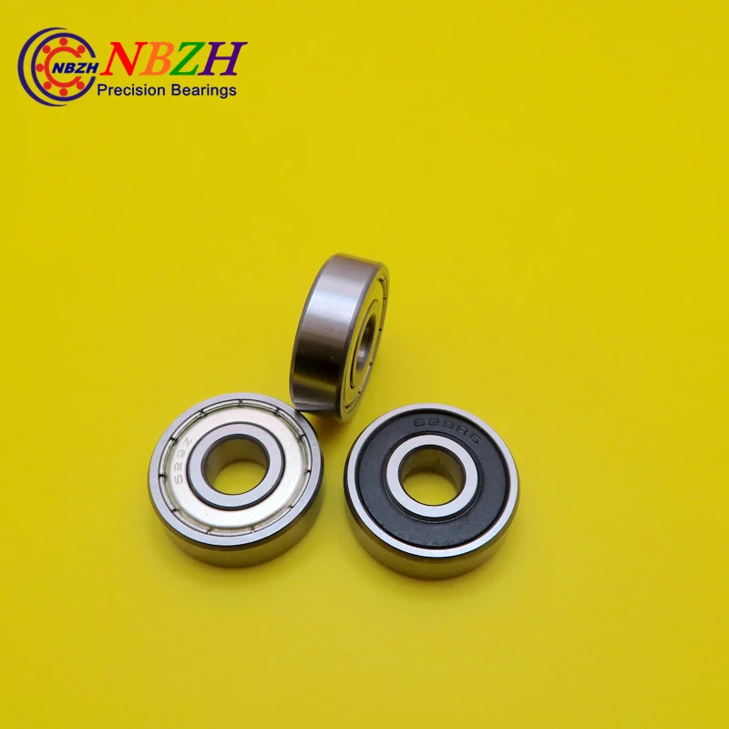 

Free Shipping NBZH Bearing 50pcs Double Rubber Sealing Cover Deep Groove Ball Bearing 629-2RS 9*26*8 Mm