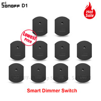 1/10PCS Itead SONOFF D1 Wifi Switch Smart Dimmer Light Switch 433Mhz RF Works With Sonoff RM433 Controller For Smart Home