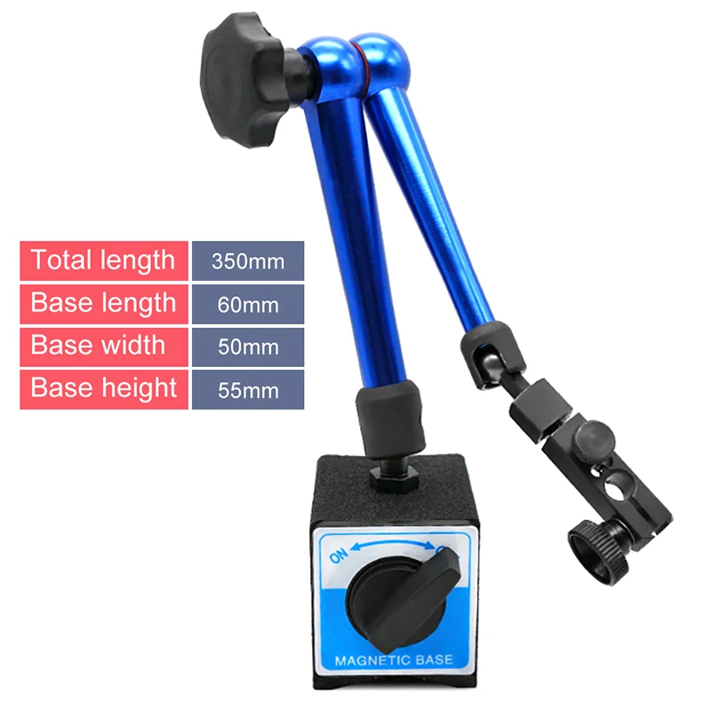 Magnetic Stand Dial Indicator Magnetic Base Holder Variety of Options High Quality For Machining and Equipment Calibration