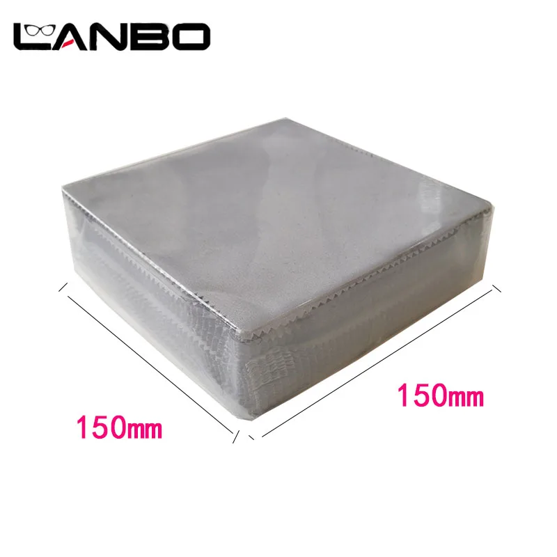 100 Teile/los 15x15 CM Objektiv Kleidung Brillen Zubehör Sauberes Tuch Mikrofaser Sonnenbrillen Brillen Kamera Gläser Duster Tücher – Detail 2