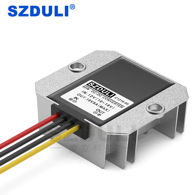 12V Tot 19V 5A Dc Power Booster 12V Tot 19V DC-DC Transformator Module Waterdicht